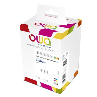 OWA Mulitpack komp. Brother LC-985 BK/C/M/Y