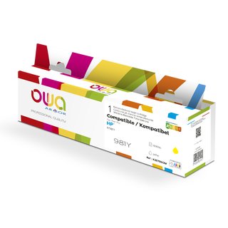 OWA Tinte komp. HP 981Y Y yellow L0R15A