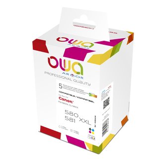 OWA Mulitpack komp. Canon PGI-580XXL + CLI-581XXL BK/C/M/Y