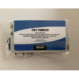 Alternativ - Epson Tinte Schwarz T405XL C13T05H14010 Bulk...