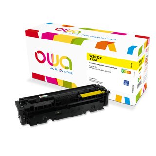 OWA Toner komp HP W2032X yellow (6.000 S.) mit Chip!