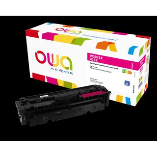 OWA Toner komp HP W2033X magenta (6.000 S.) mit Chip!