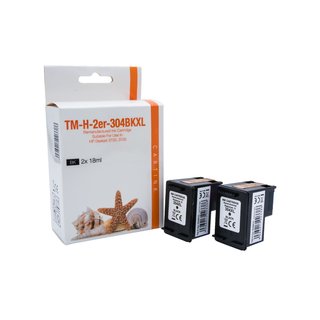 Alternativ - HP Tinte Schwarz 304XL N9K08AE 2x18ml 2er Set