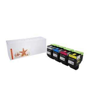 Alternativ - Lexmark Toner Schwarz / Cyan / Magenta /...
