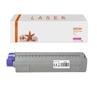 Alternativ - OKI Toner Magenta MC853 45862838 7.300 Seiten