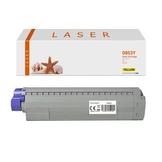 Alternativ - OKI Toner Yellow MC853 45862837 7.300 Seiten
