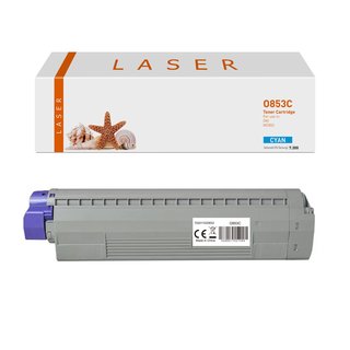 Alternativ - OKI Toner Cyan MC853 45862839 7.300 Seiten