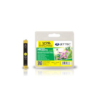 JETTEC Tinte Yellow, Remanufactured zu HP CD974A Nr.920XL...