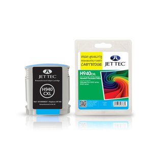 JETTEC Tinte Cyan, Remanufactured zu HP C4907AE Nr.940XL...