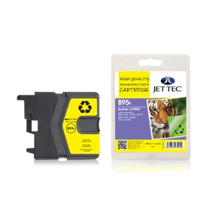 JETTEC Tinte Yellow, Remanufactured zu Brother LC-985M...