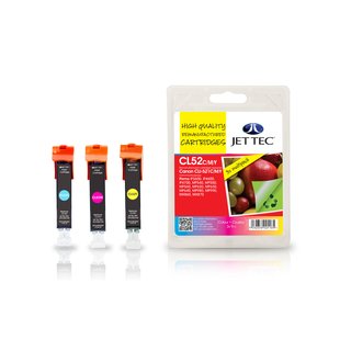 JETTEC Tinte Multipack je 1x C/M/Y Remanufactured zu...