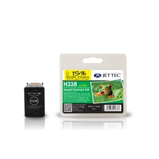JETTEC Tinte Schwarz, Remanufactured zu HP C8765E Nr.338...