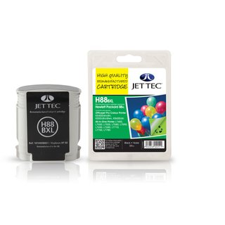 JETTEC Tinte Schwarz, Remanufactured zu HP C9396A Nr.88,...